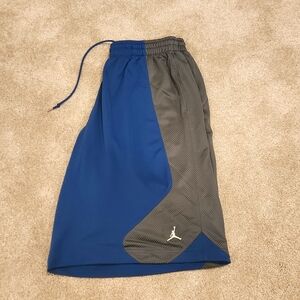 Nike Jordan Mens Basketball Shorts XXL Dri-Fit Blue